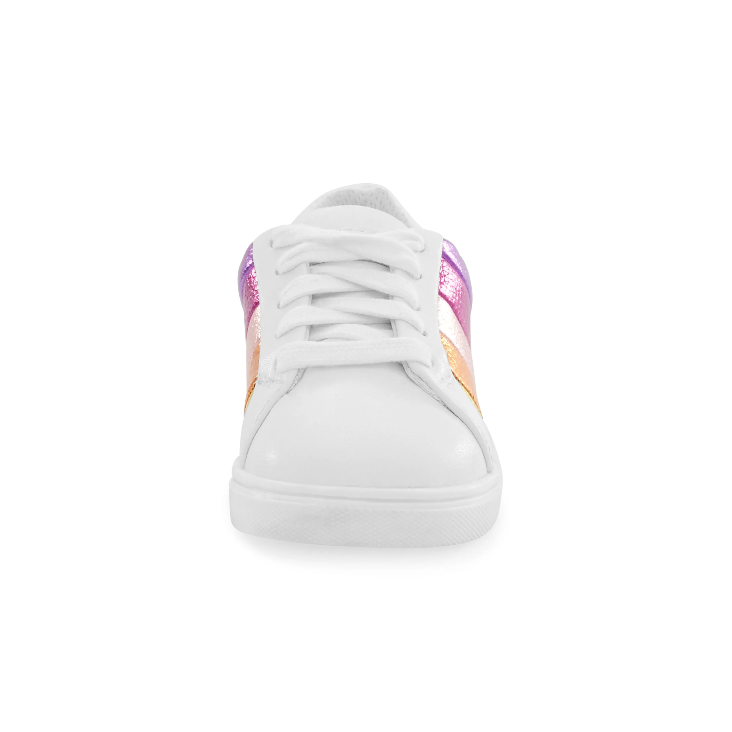Mini Lane Stripe Sneaker - Little Kid White