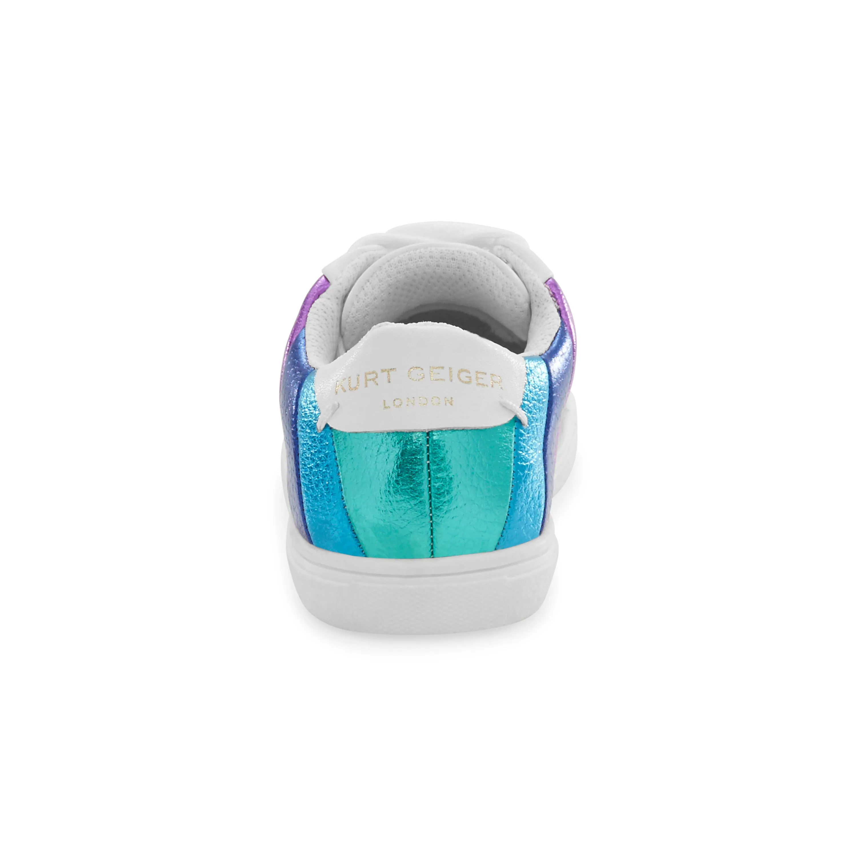 Mini Lane Stripe Sneaker - Little Kid White