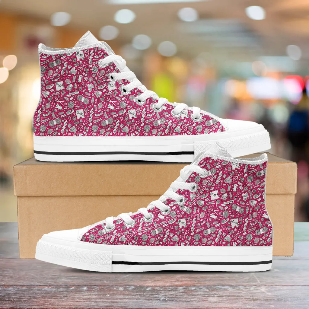 Needlework High Tops