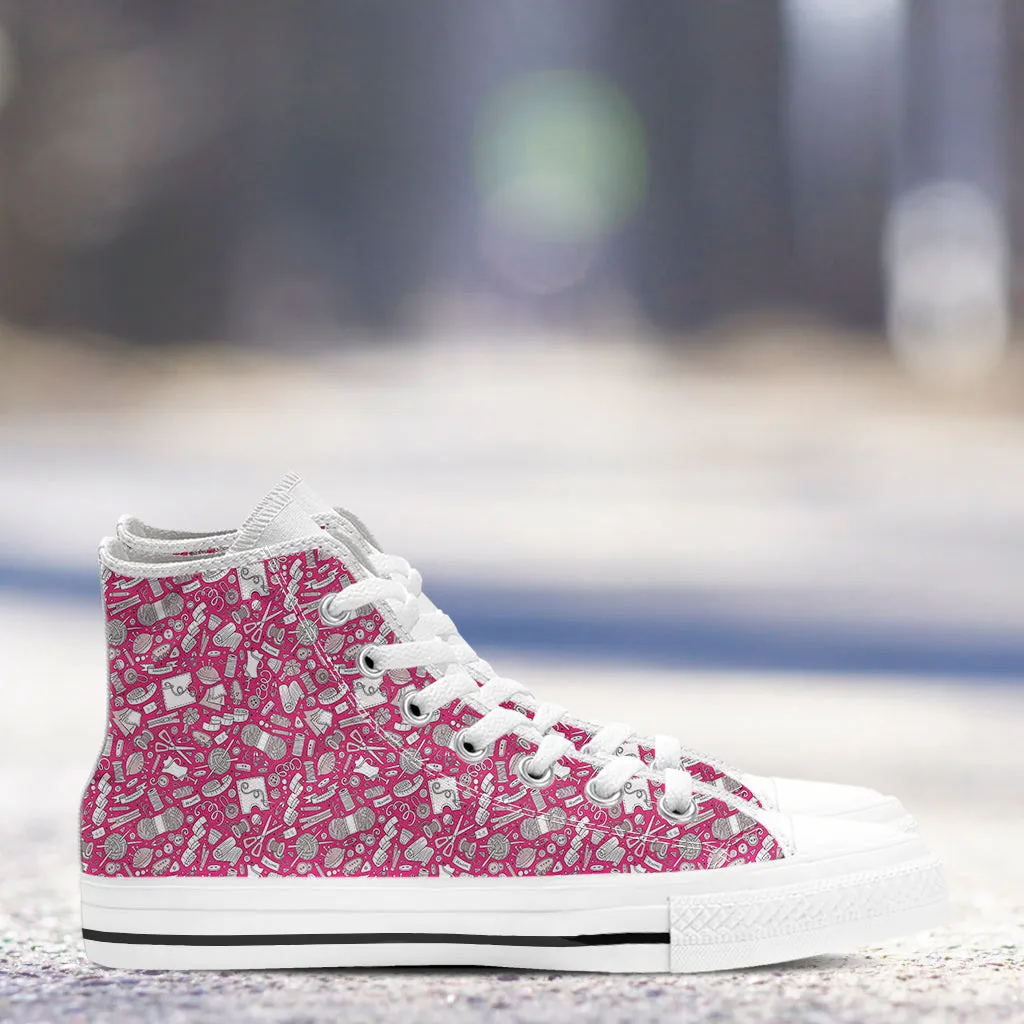 Needlework High Tops