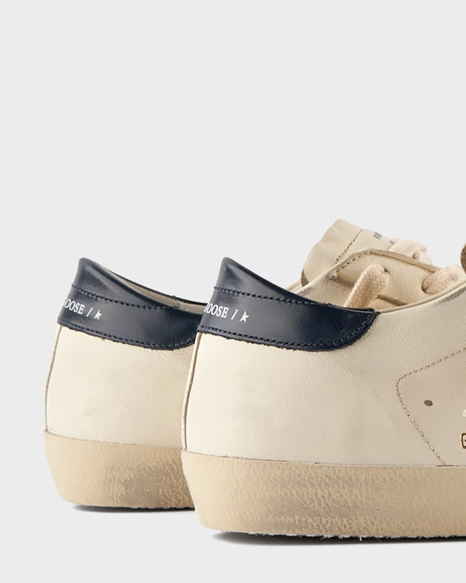 Night And Blue Beige Superstar Sneakers