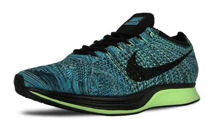 Nike Flyknit Racer Blue Lagoon - Black