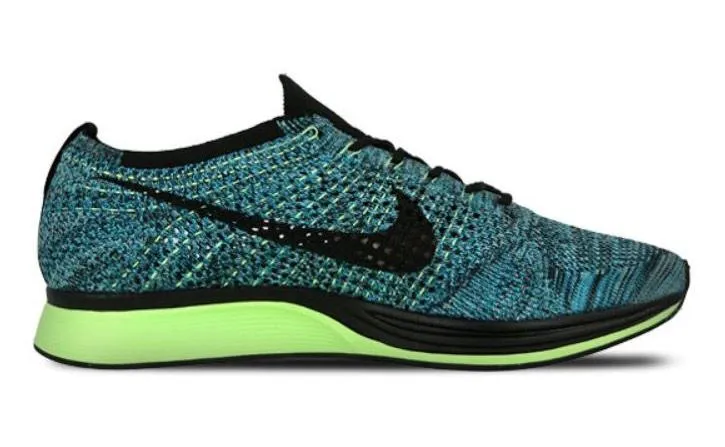 Nike Flyknit Racer Blue Lagoon - Black