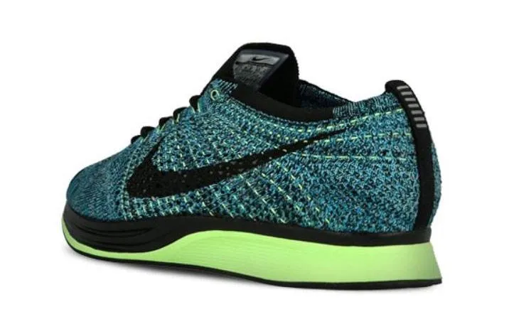 Nike Flyknit Racer Blue Lagoon - Black