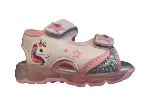 Primark Unicorn Light Up Baby Girls Sandals