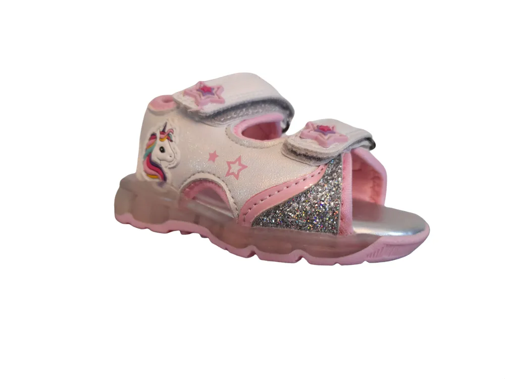 Primark Unicorn Light Up Baby Girls Sandals