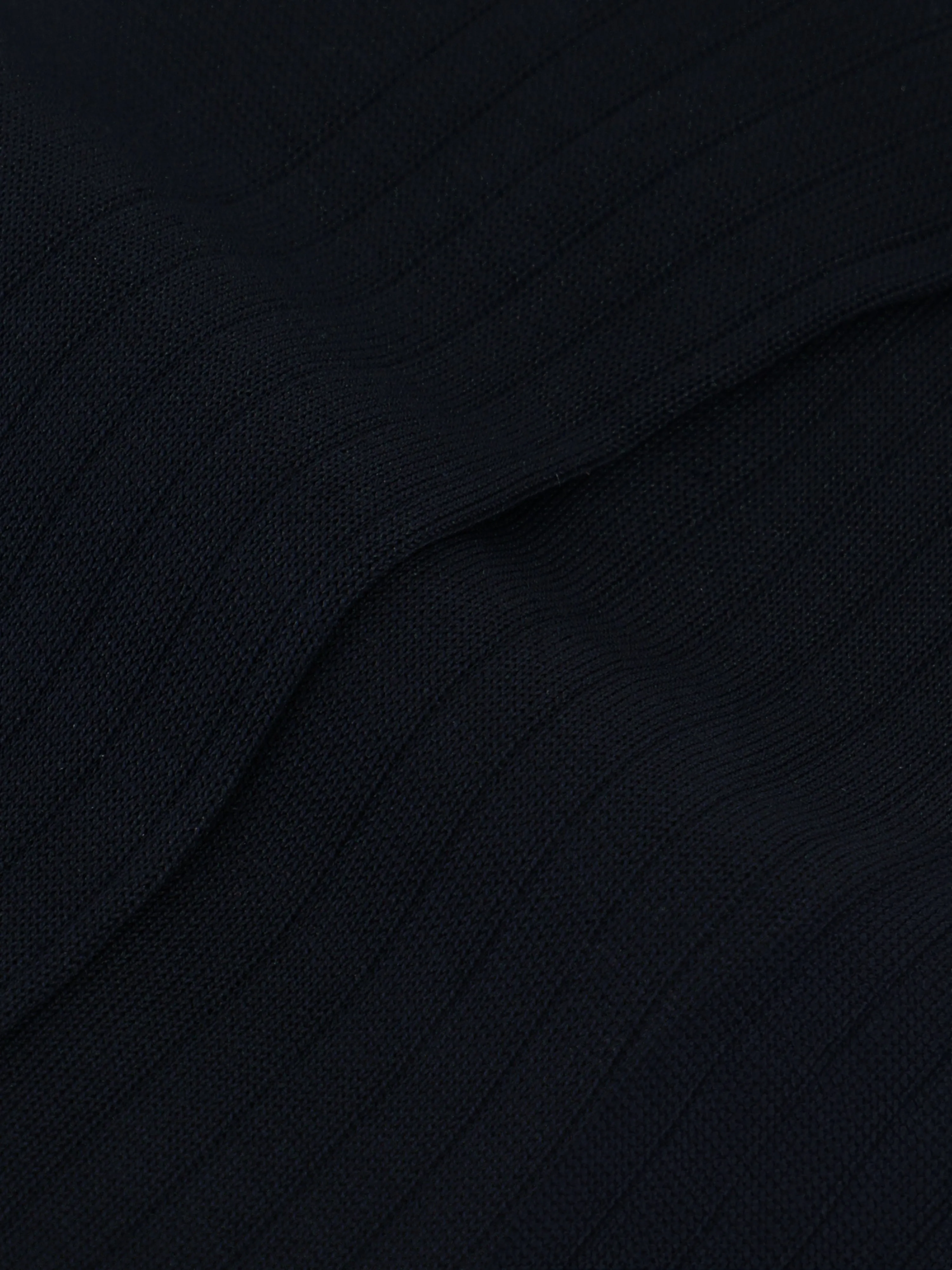 Ribbed Mid-Calf Socks Blue Navy