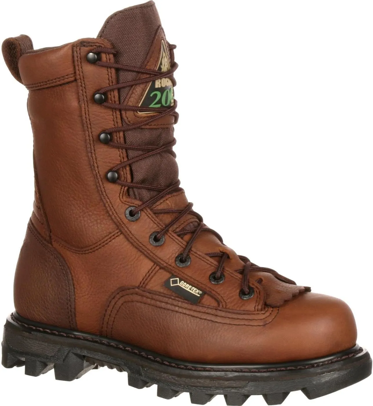 ROCKY BearClaw GORE-TEX Waterproof 200G Insulated Outdoor Boot, Brown, Size 9.5(ME)