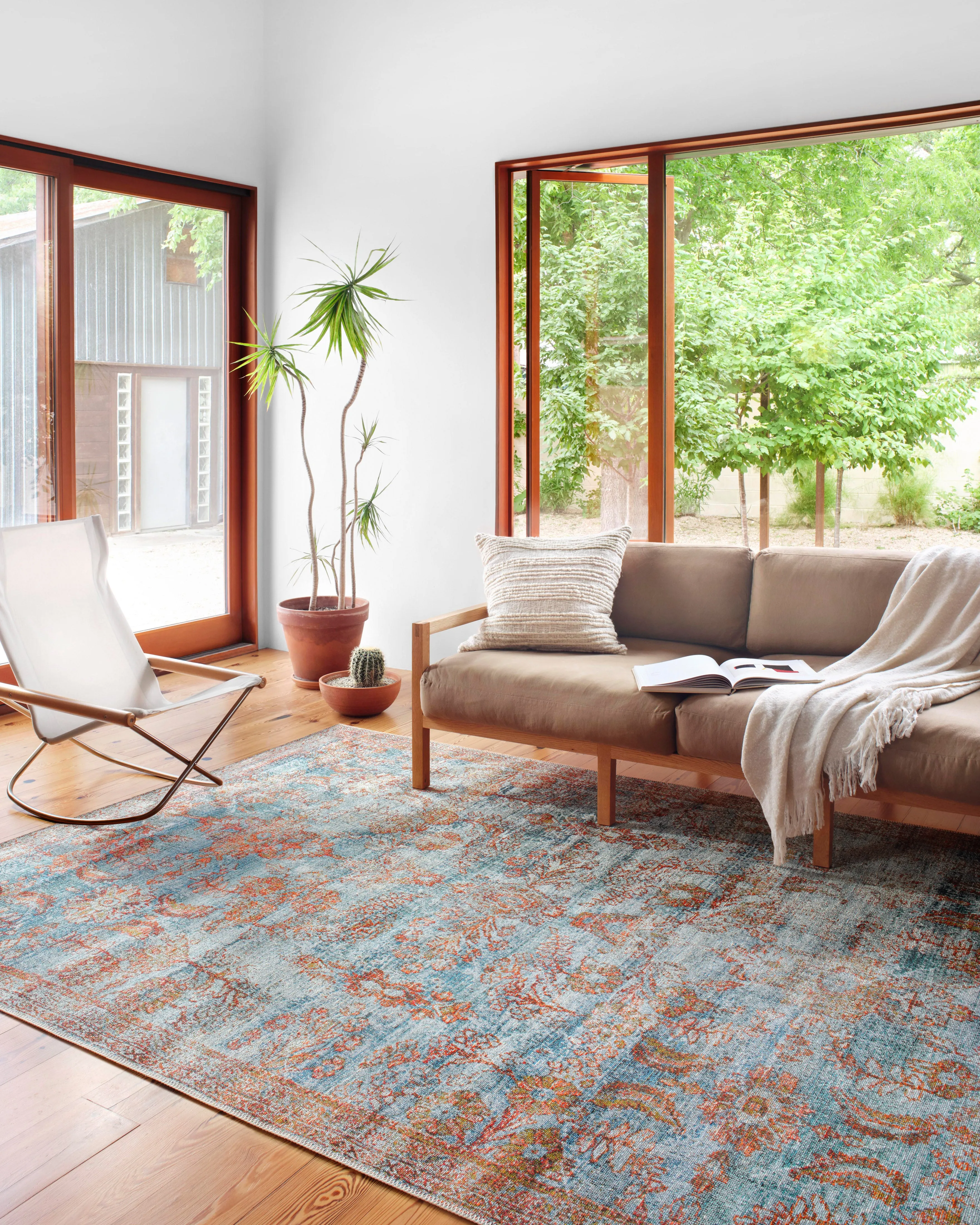 Sebastian Rug in Ocean & Spice