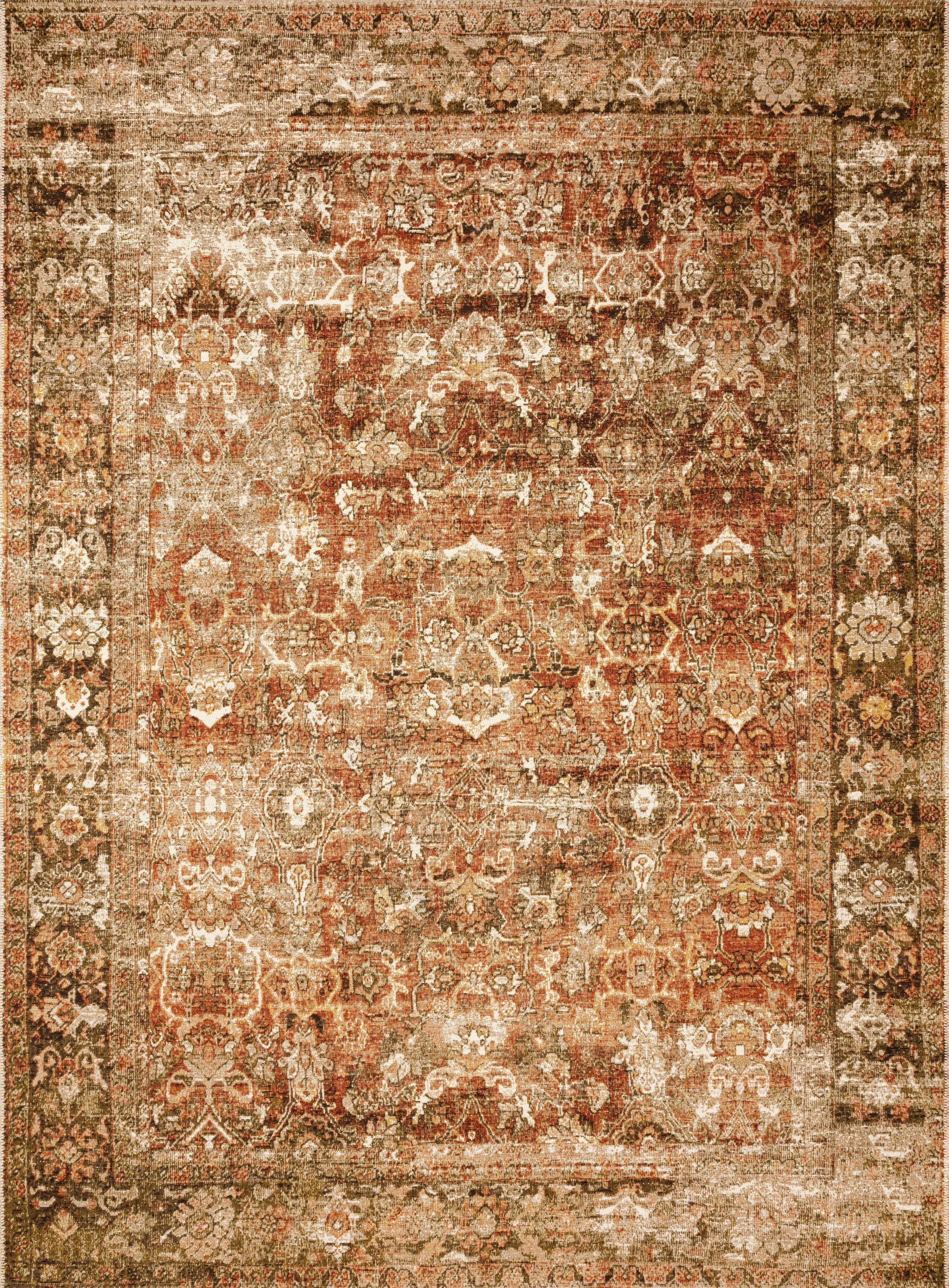 Sebastian Rug in Rust & Tobacco