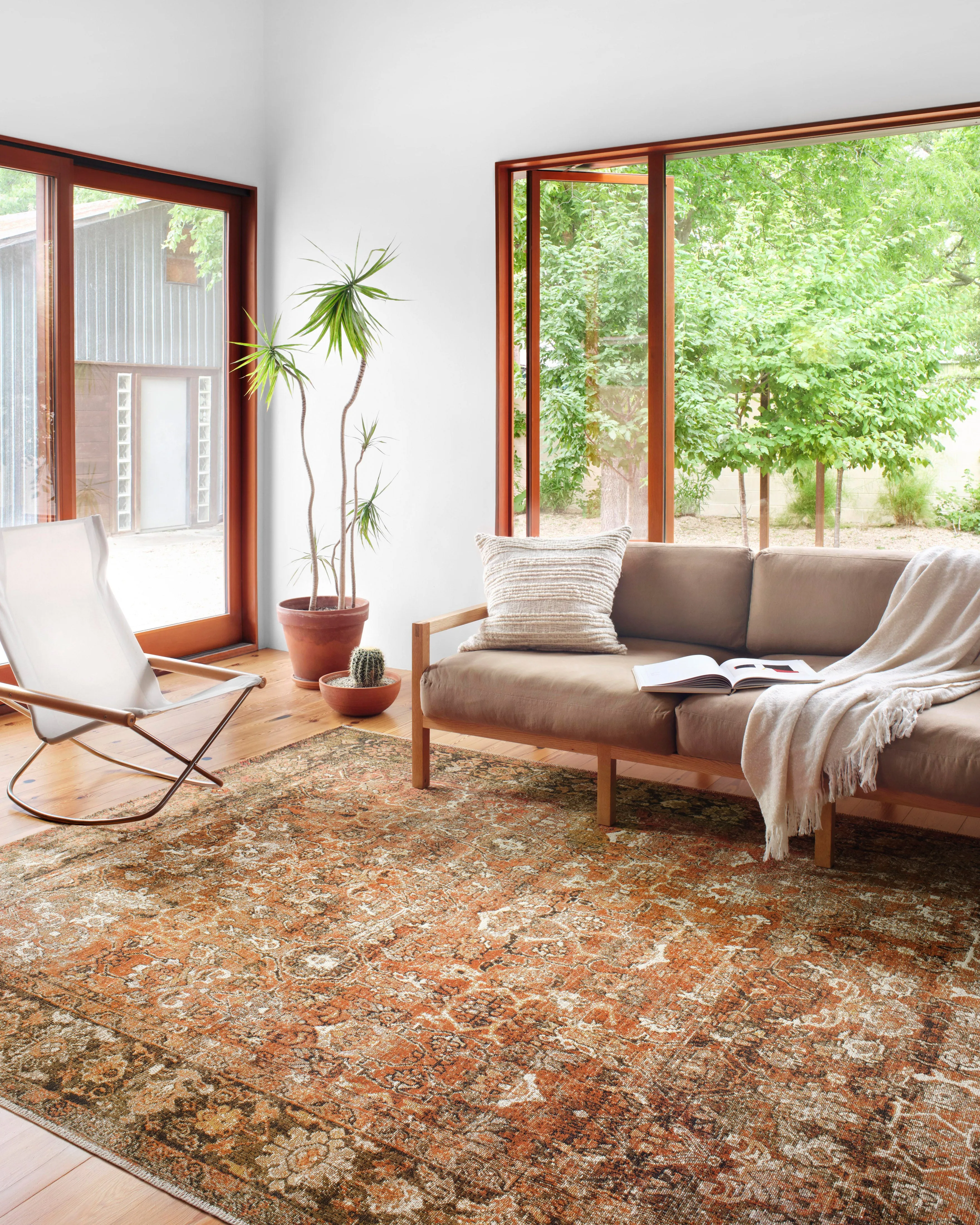 Sebastian Rug in Rust & Tobacco