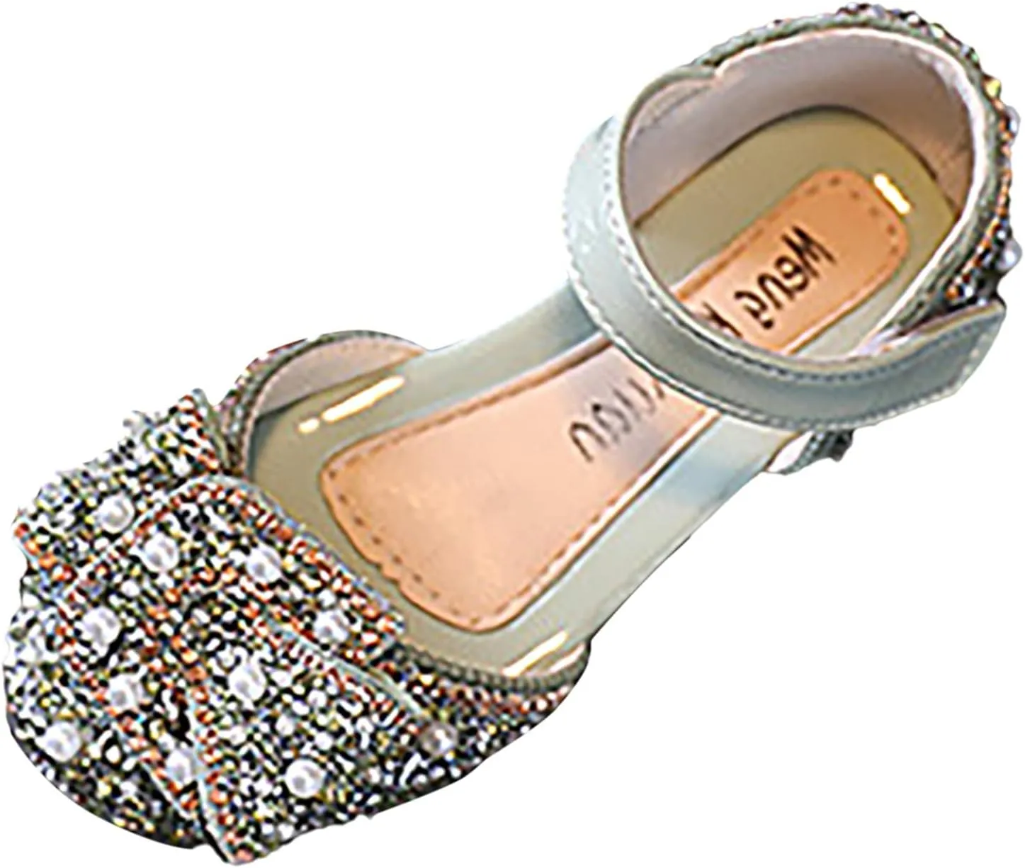 sfdgfhyf Boys Solid Color Foot Warmer Fashion Spring Summer Girls Dance Shoes Princess Dress Performance (Green, 3 Big Kids)