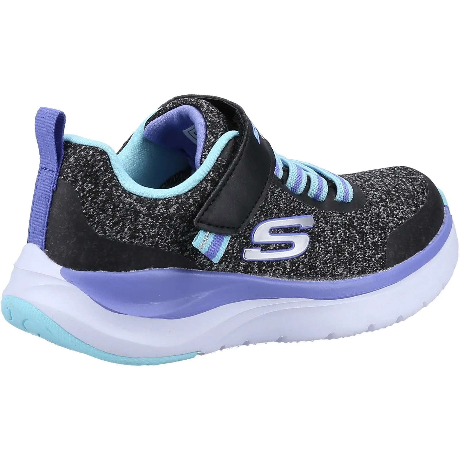 Skechers Girls Ultra Groove Aqua Jumper Trainers - Black