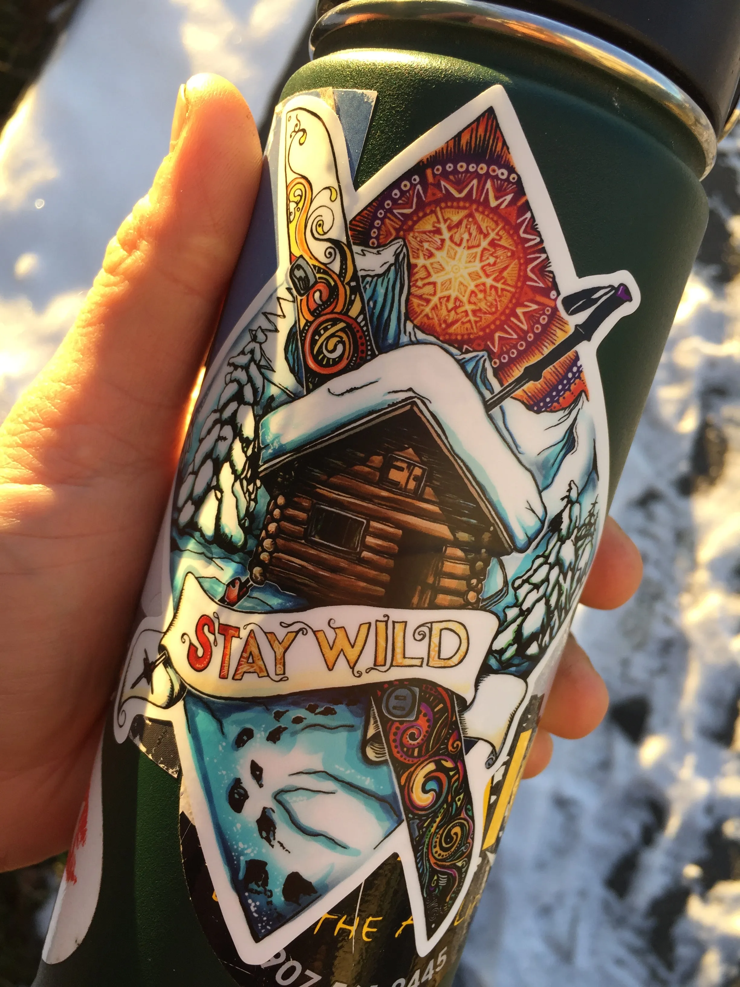 Stay Wild Sticker!!