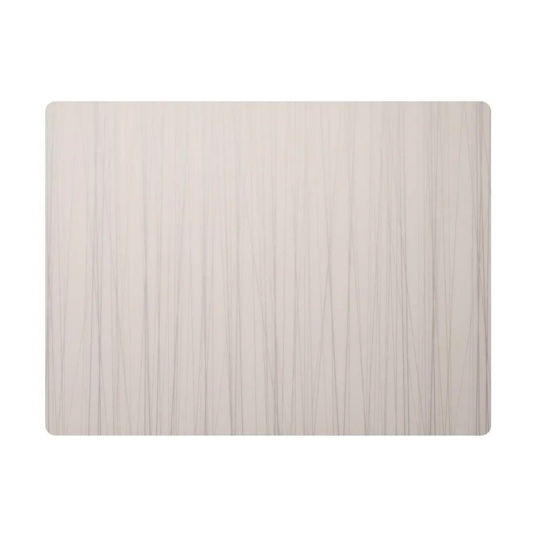 Steelite Modern Twist Silicone Placemat Silver Stream 305x406mm (Pack of 12) - VV3425