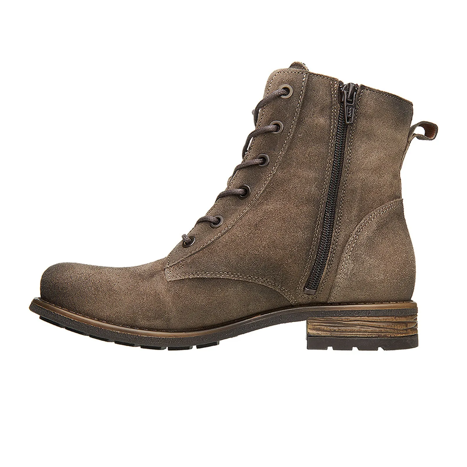 Taos Boot Camp Lace Up Boot (Women) - Smoke Rugged Leather