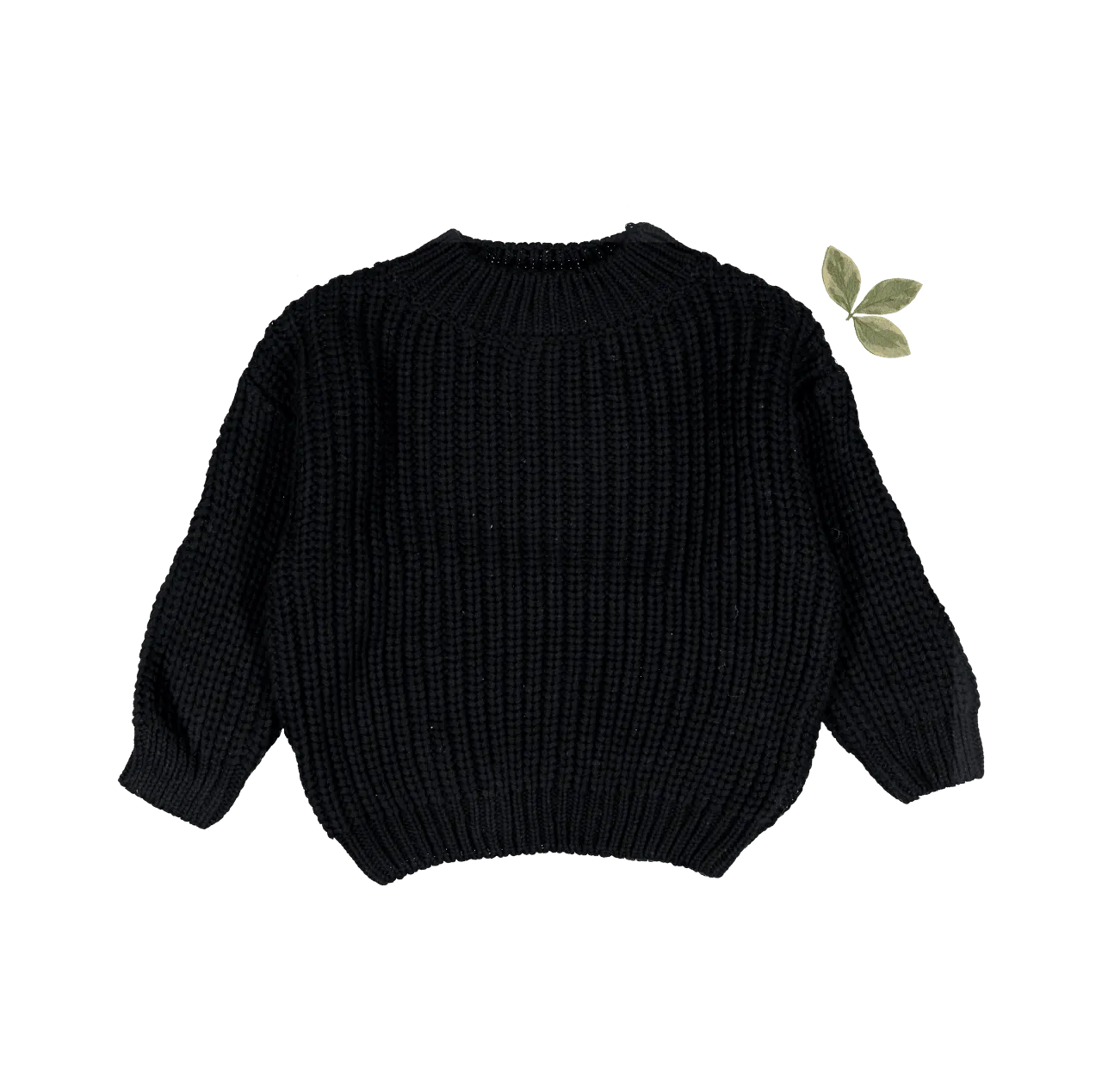 The Chunky Knit Sweater - Black