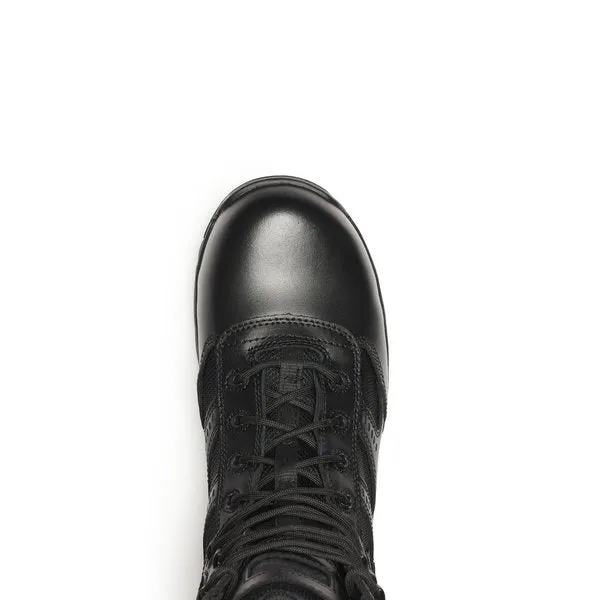 Thorogood 8" Deuce Black Waterproof Round Comp Toe Tactical Side-Zip Work Boot