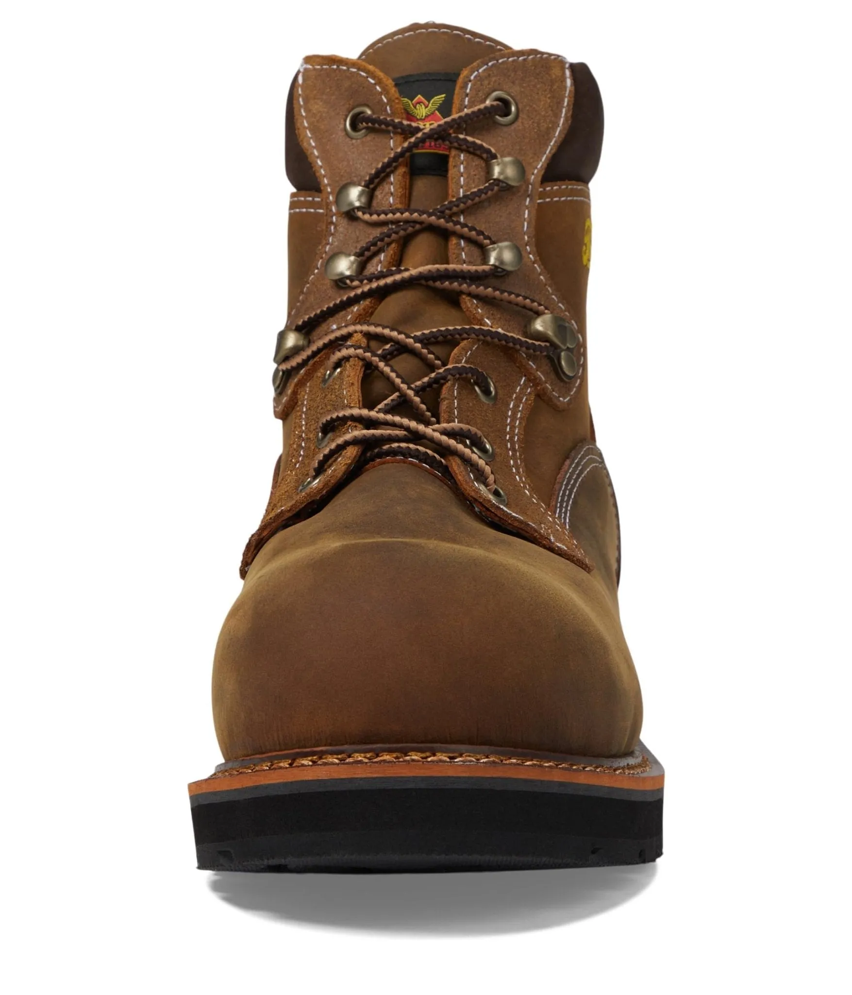 Thorogood Men's 6" Waterproof Crazy Horse Round Nano Comp Safety Toe 90 Heel Work Boot