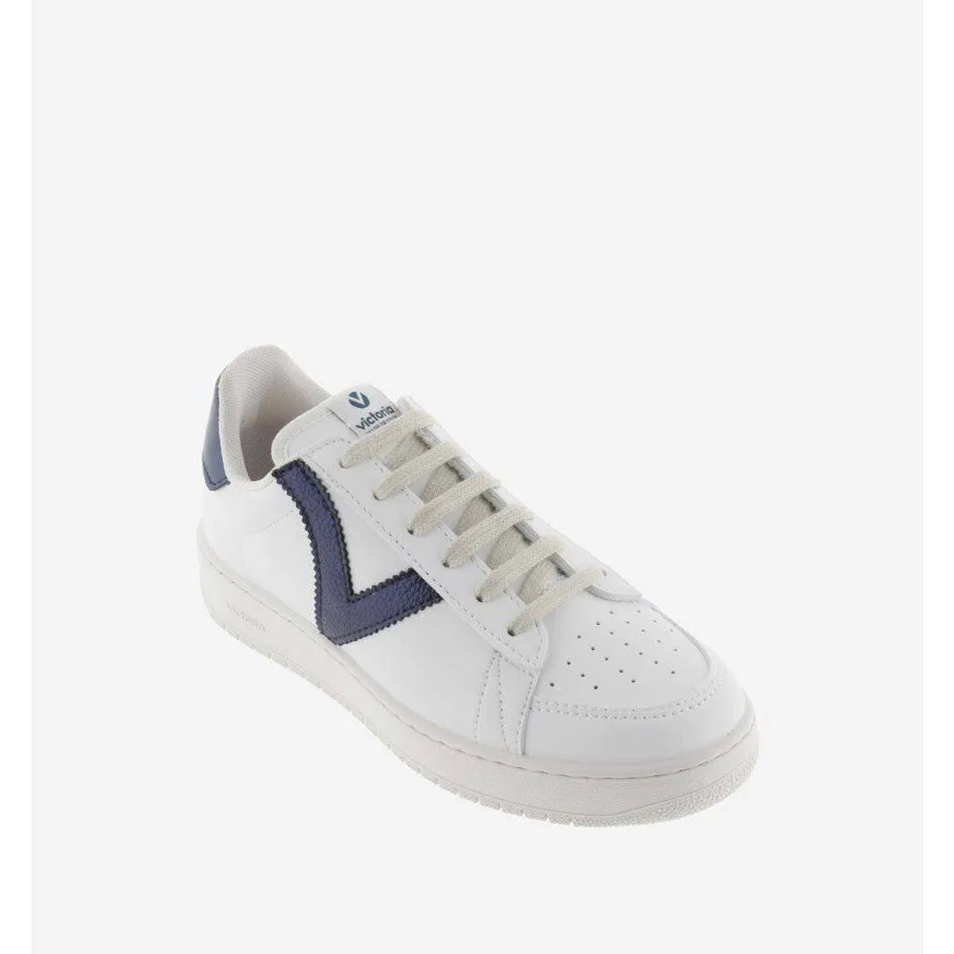 Victoria 1258202 Madrid Ladies Spanish Marine Faux Leather Lace Up Trainers