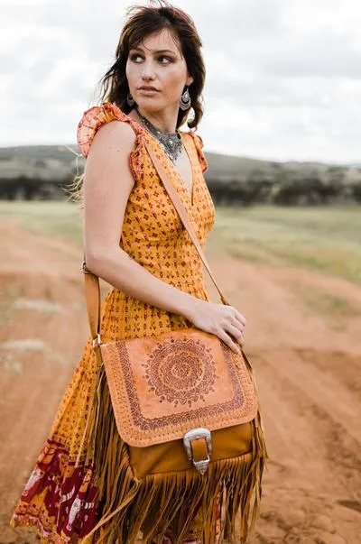 WILD WEST MINI DRESS AUTUMN GLORY