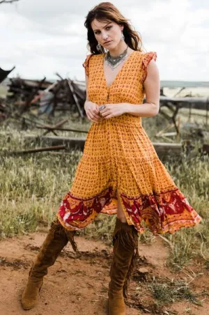 WILD WEST MINI DRESS AUTUMN GLORY