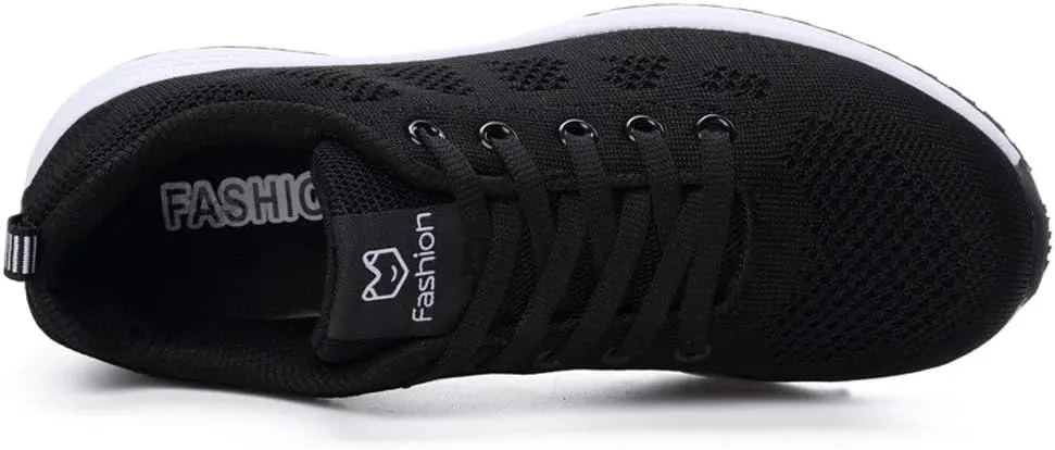 Women Sneakers Fashion Casual Canvas Fashion Casual Shoes Wedge Tennis Shoes for Women Black and White Loafers Women Shoes Slip On Sneakers Women Wide Width
