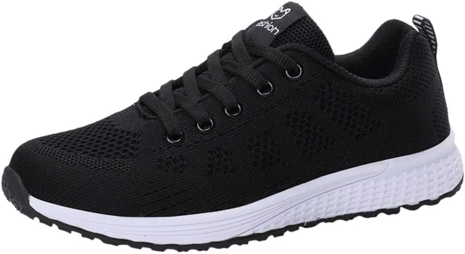 Women Sneakers Fashion Casual Canvas Fashion Casual Shoes Wedge Tennis Shoes for Women Black and White Loafers Women Shoes Slip On Sneakers Women Wide Width